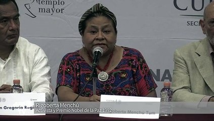 Menchú denunció "bullying" contra indpigenas en redes sociales