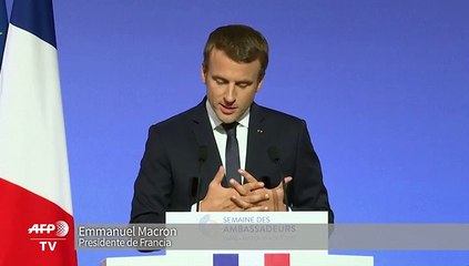 Macron califica de "dictadura" al régimen de Maduro en Venezuela