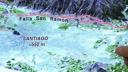 Chile vigila la falla de San Ramón, amenaza sísmica de Santiago