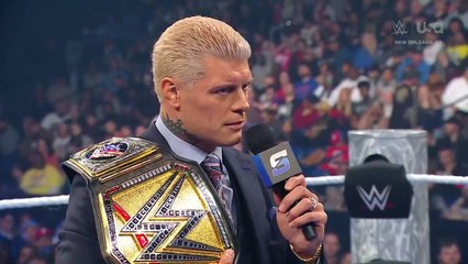 The Rock asks Cody Rhodes to be his Champion - WWE