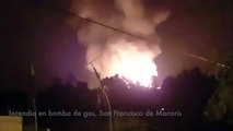 Incendio en bomba de gas, San Francisco de Macorís