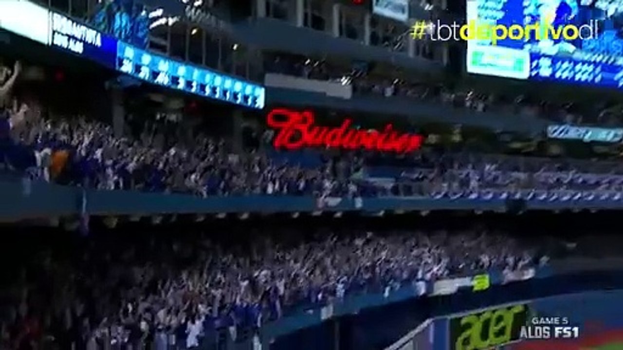 Tbt Deportivo, El bat flip de José Bautista en la serie de división del 2015