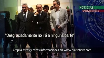 Expresidente español cree diálogo del Gobierno venezolano y la oposición “no irá a ninguna parte”
