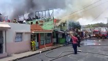 Incendio destruye vivienda en sector La Joya de Santiago
