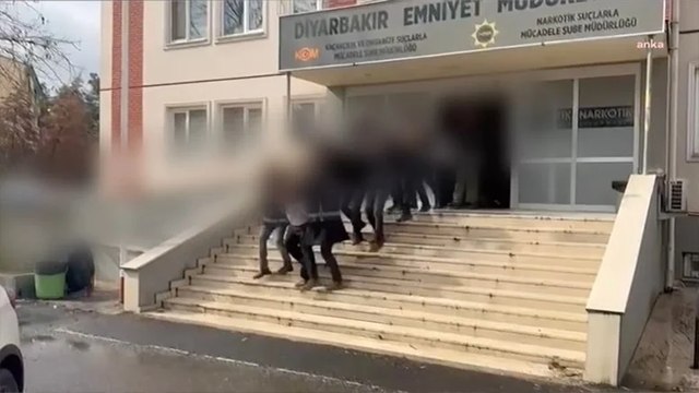Diyarbakır’da organize suç örgütüne operasyon: 12 kişi tutuklandı