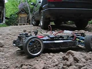 TT01 franchissement rally délire =)