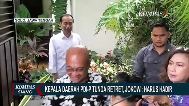 Jokowi Respons Kepala Daerah Tunda Ikut Retret, PDI-P: Ini Urusan Internal Partai!