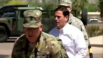 Arizona envía primeras tropas a frontera con México