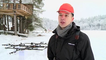 'Droneboarding', un potencial nuevo deporte inicia en Letonia