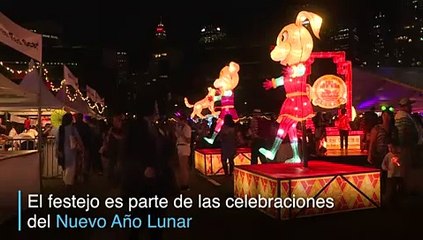 Festival de luces del Año Nuevo Chino en Australia