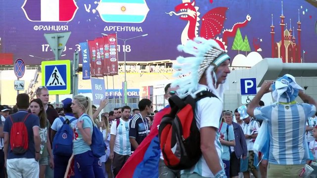 Argentinos desconsolados tras fin del sueño mundialista