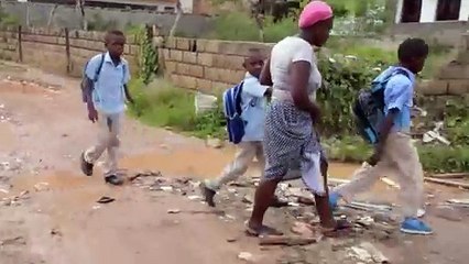 Calle Destruida Reparto Los Tres Ojos, Santo Domingo Este