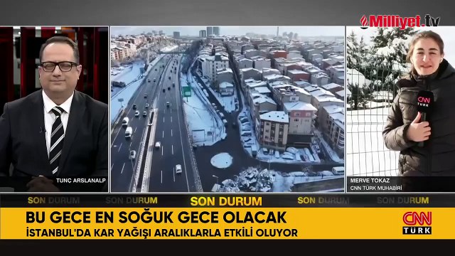 Meteoroloji son hava durumu raporu! İstanbul’da kar yağışı şiddetini artırdı... En soğuk gecelerden biri yaşanacak