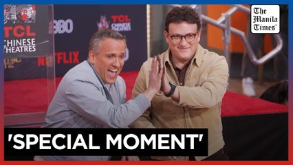 Marvel Universe brothers honored in Hollywood