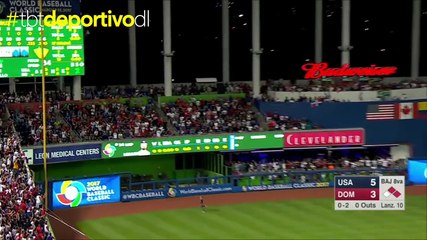 #TBTDeportivo: Dominicana remonta y vence a Estados Unidos en el Clásico Mundial 2017