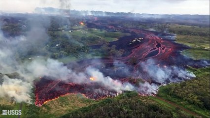 Aumentan fisuras y lava de volcán Kilauea, en Hawái