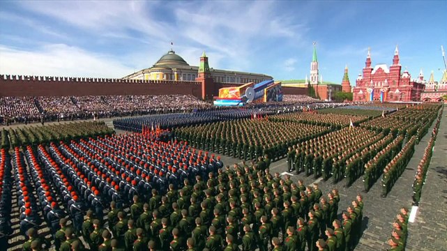 Rusia conmemora con desfile militar la victoria frente a la Alemania nazi