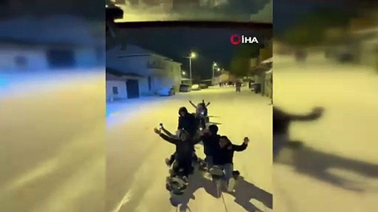 Bursa\'da böyle eğlence görülmedi! Karın tadını bakın nasıl çıkardılar