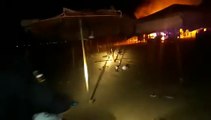 Fuego en Boca Chica