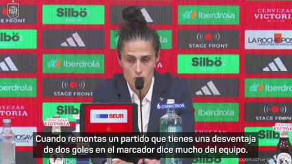 Montse Tomé: "Remontar así dice mucho del equipo"