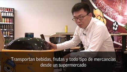 Los Robots Repartidores De China