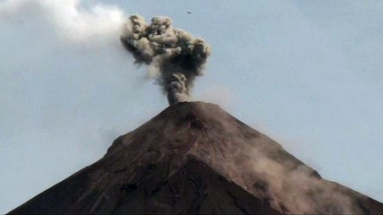 El volcán de Fuego sigue sin dar tregua en Guatemala`
