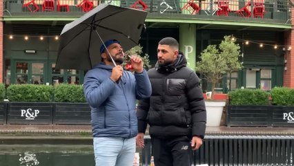 This guy scared me he took his jacket off _ amazing reaction _ joker pranks latest