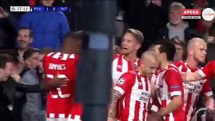 Pablo Rosario Goal Psv Eindhoven Vs Inter Milan 1-0 Hd 1080p (3-10-2018)