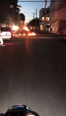 Incendian neumáticos en pueblos del Cibao previo a paro programado para este lunes