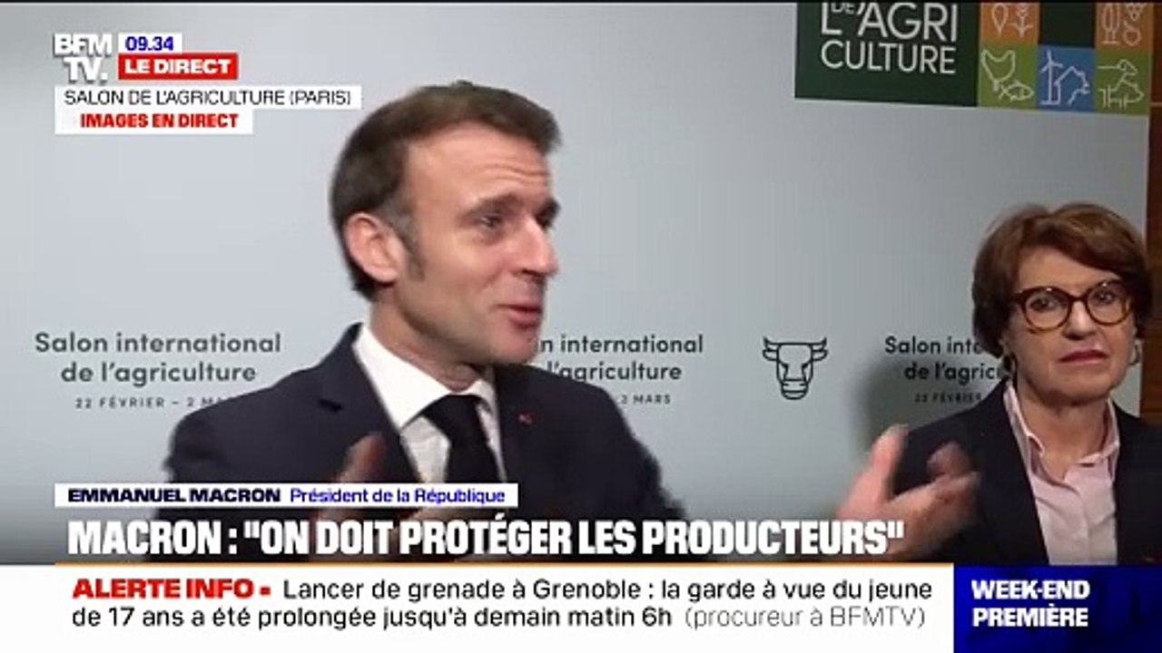 Écologie et agriculture: Emmanuel Macron estime...