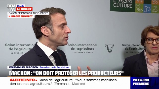 Accords de libre-échange entre l'Union européenne et le Canada: Je suis favorable à la ratification du CETA , déclare Emmanuel Macron au Salon de l'agriculture