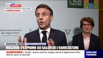 Salon de l'agriculture : Emmanuel Macron :  