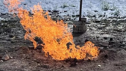 5 gündür arazinin ortasında yanıyor: Gazın türü araştırılıyor