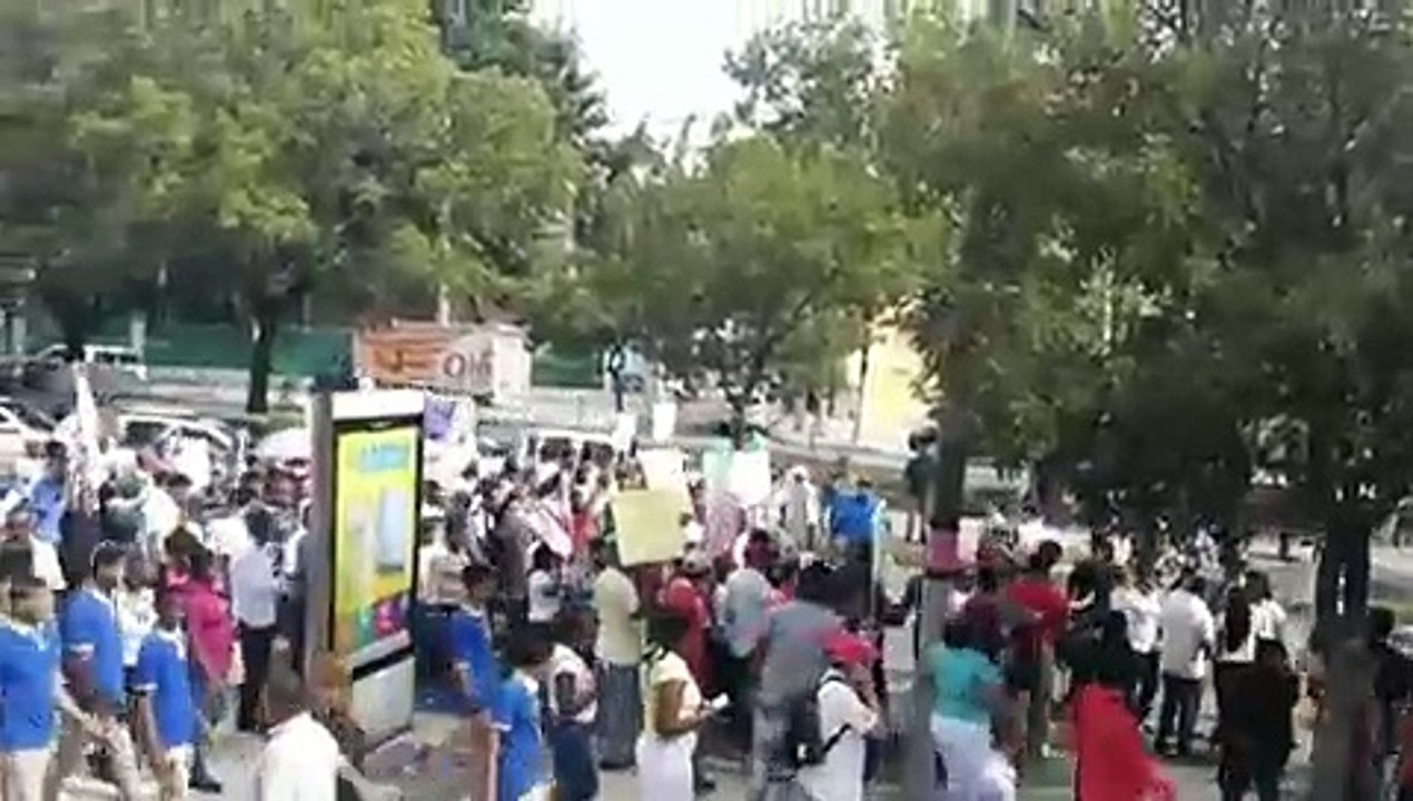 Marcha en la que se exige garantizar derechos humanos en RD