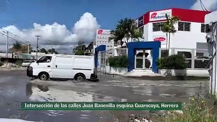 Intersección de las calles Juan Banenilla esquina Guarocuya, Herrera