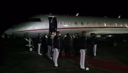 Presidente Medina regresa de México tras participar en toma de posesión de López Obrador