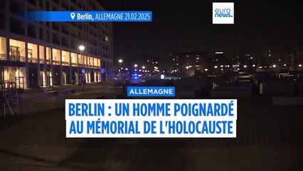 Allemagne : un homme poignardé sur le site du Mémorial de l'Holocauste à Berlin