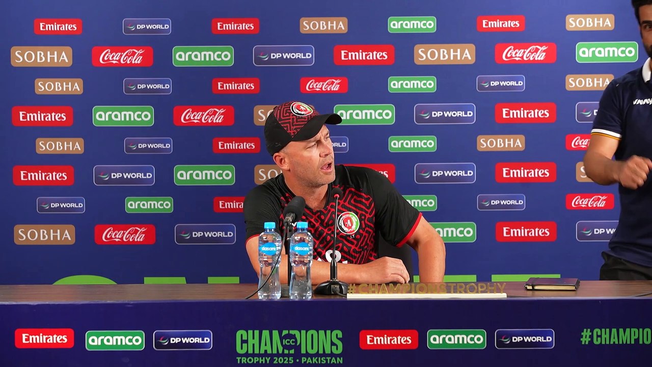 Head coach Jonathan Trott on Afghanistan's 107 run loss to South Africa