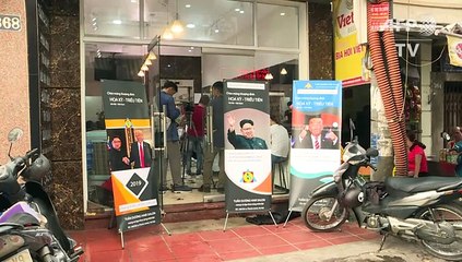 Las cabelleras de Trump y Kim, de moda en Vietnam