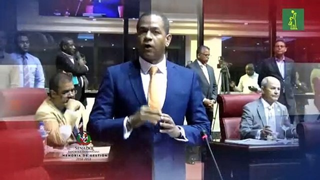 Reinaldo Pared presenta rendición de cuentas Cámara de Senado 2018-2019