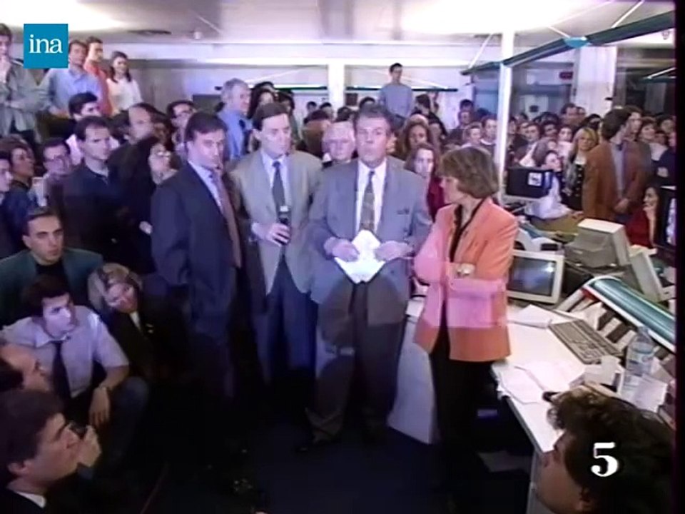 Les deux dernières minutes de La Cinq le 12 avril 1992