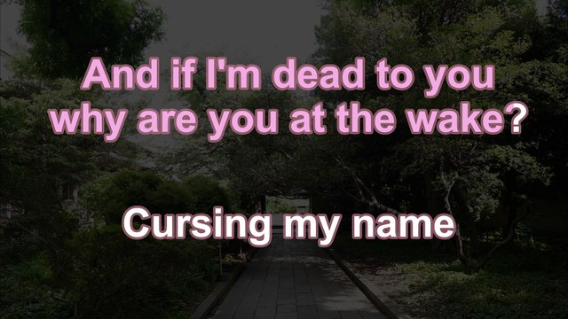 Karaoke♬ my tears ricochet - Taylor Swift 【No Guide Melody】 Instrumental