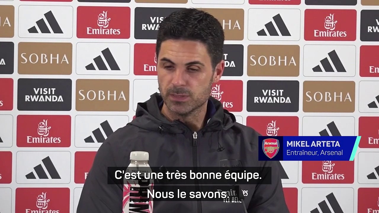 Arteta : "Le PSV ? Ce sera très difficile"