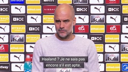 Guardiola incertain pour Haaland