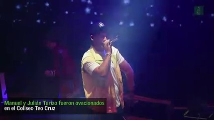 Manuel Y Julián Turizo Ovacionados En El Coliseo Teo Cruz