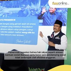 Pemerintah Pastikan Bansos dan Honor Pendamping Sosial Tidak Terdampak Efisiensi