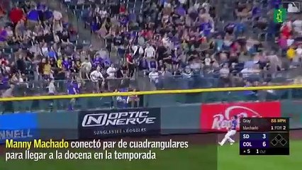 Manny Machado despachó par de cuadrangulares