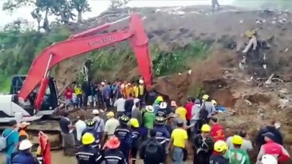 Derrumbe en Colombia deja al menos 15 muertos