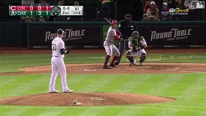 Ramón Laureano se roba un hit en los jardines