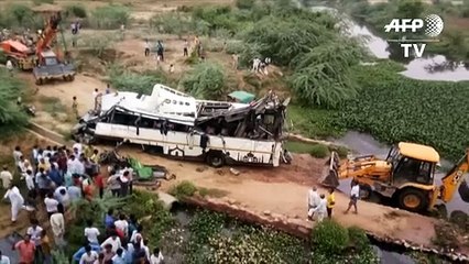 Al menos 29 muertos en un accidente de autobús en India